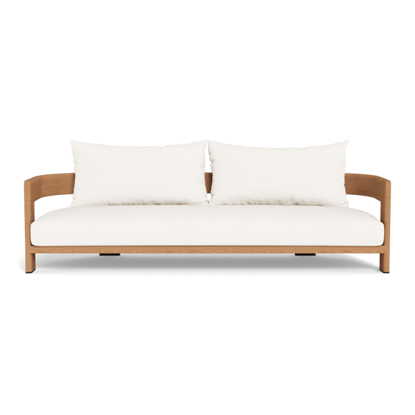 Caicos Sofa Teak, 3 Seater