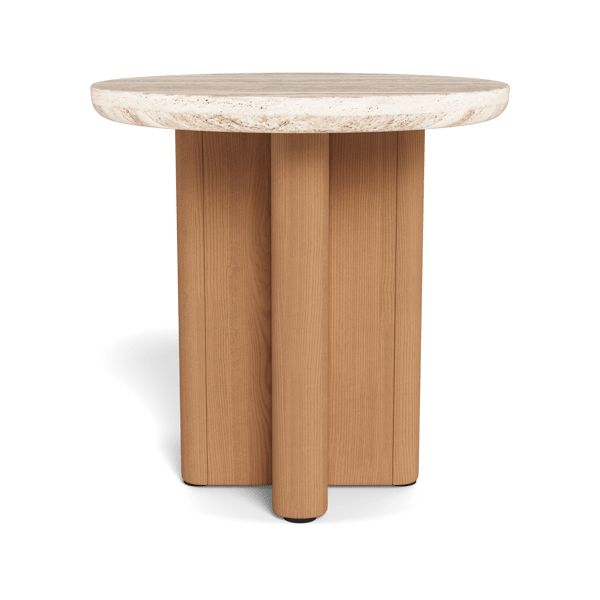 Caicos Side Table Teak - Andrew Martin