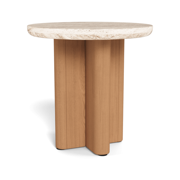 Caicos Side Table Teak - Andrew Martin