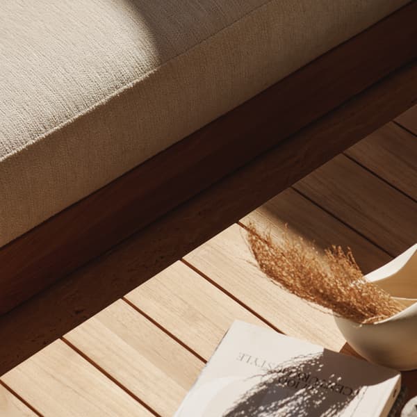 Bora Coffee Table Teak - Andrew Martin