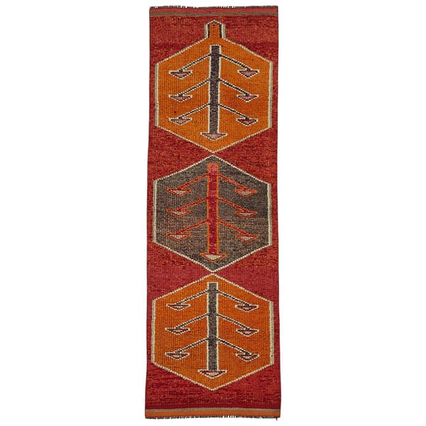 Herki Handmade Runner Rug #4, Rug - Andrew Martin
