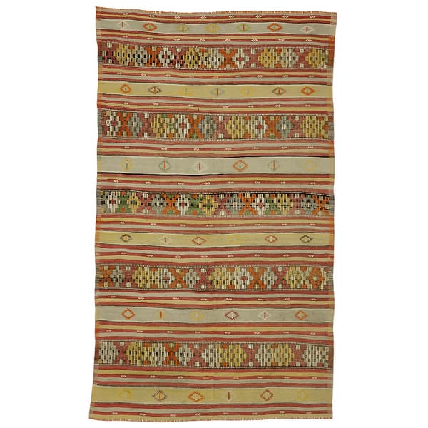 Flat Weave Handmade Kilim Rug #1, Rug - Andrew Martin