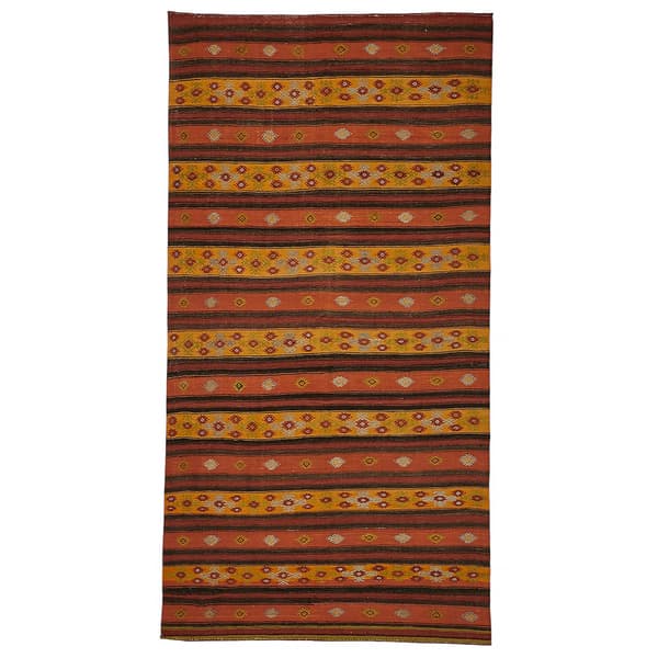 Flat Weave Handmade Kilim Rug #3, Rug - Andrew Martin