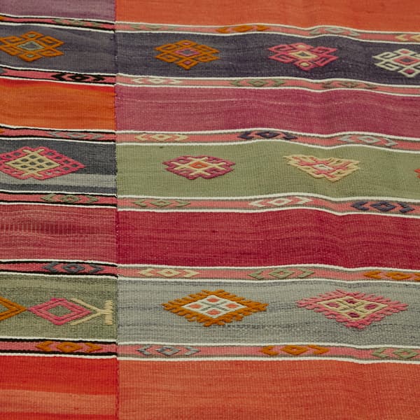 Flat Weave Handmade Kilim Rug #5, Rug - Andrew Martin