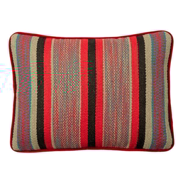 Pacos Red, Sustainable Feather, Cushion, 55CM X 40CM - Andrew Martin
