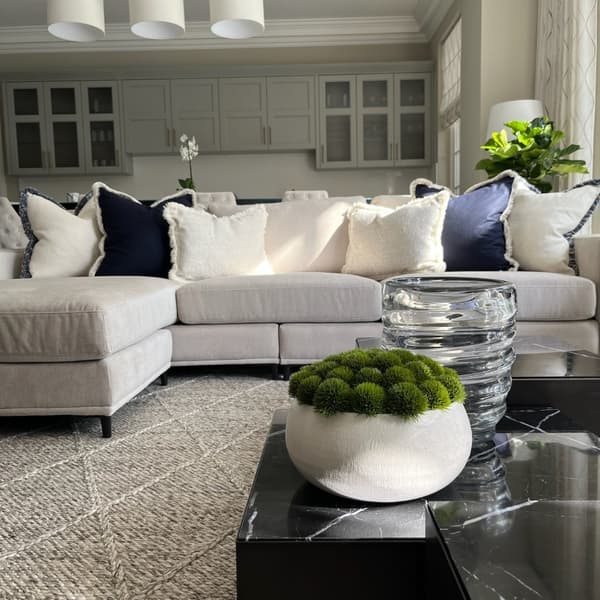 Beagle Pacific/Vesper, Sustainable Feather, Cushion, Pacific & Vesper - Andrew Martin