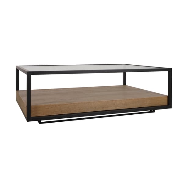 Pelli Glass Coffee Table, Coffee Table - Andrew Martin