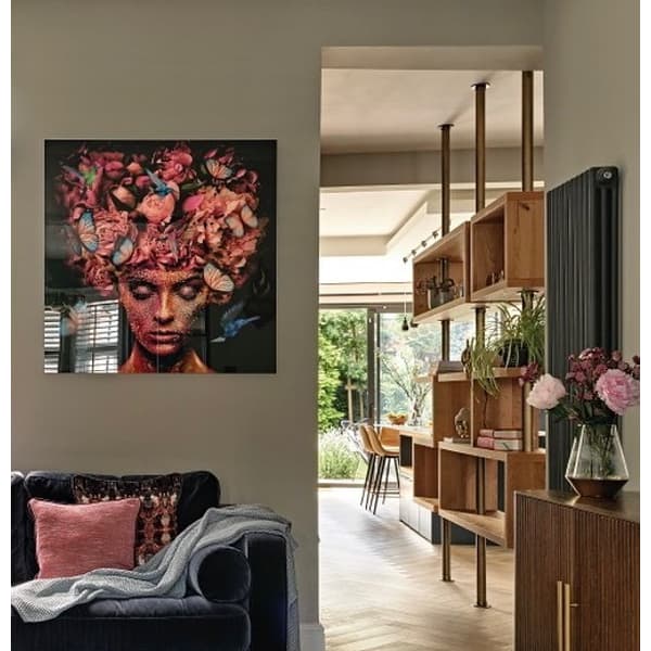 Flower Portrait, 150cm x 150cm - Andrew Martin