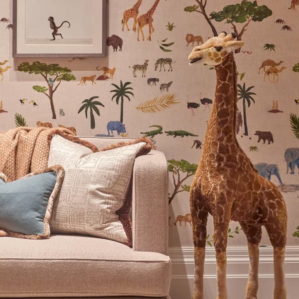 Animalis Multi, Wallpaper, Multicoloured - Andrew Martin