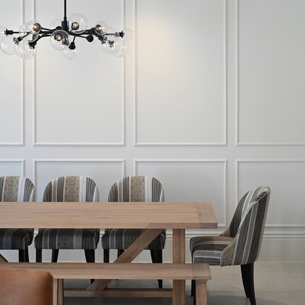 Brooklyn Ceiling Light Black, Chandelier - Andrew Martin