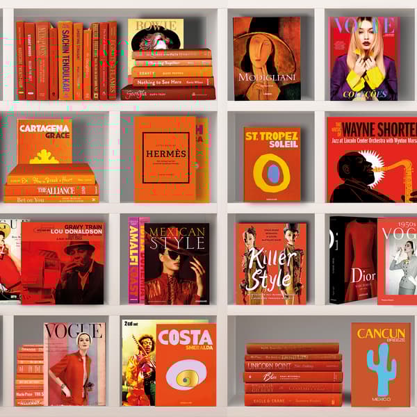Warm Feelings, 200cm x 100cm, Orange/Red - Andrew Martin