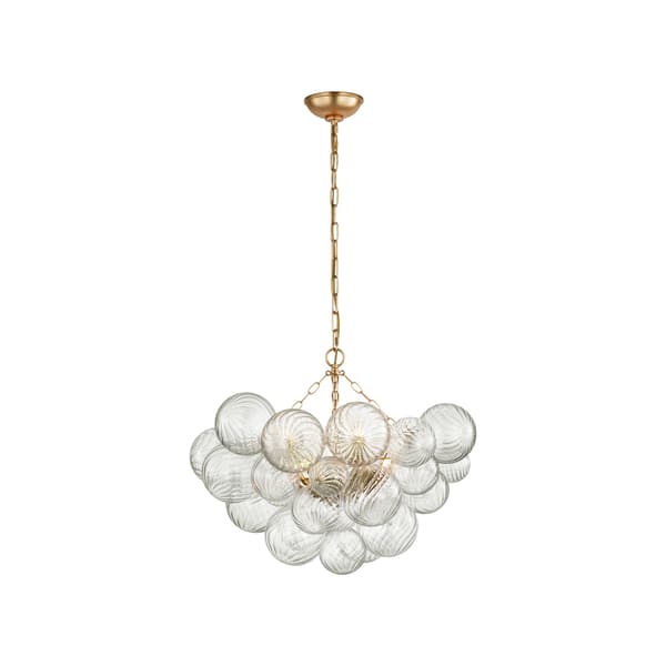 Talia Medium Chandelier - Gild, Light, Medium - Andrew Martin