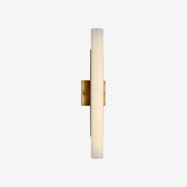 Precision Large Wall Light Brass, Light, Large, Antique-Burnished Brass - Andrew Martin