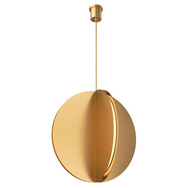 Bau Pendant Natural Brass, Light, Medium - Andrew Martin