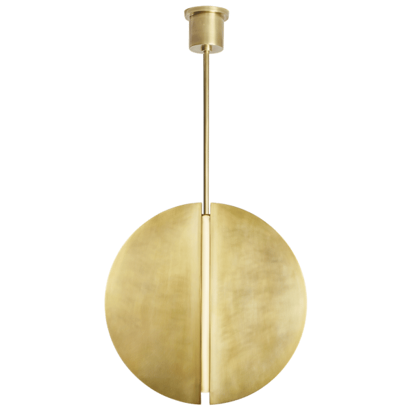 Bau Pendant Natural Brass, Light, Medium - Andrew Martin