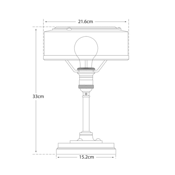 Henley Desk Light  Bronze, Light - Andrew Martin