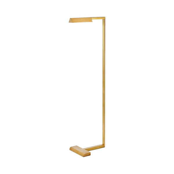 Dessau Floor Lamp Natural Brass, Light - Andrew Martin