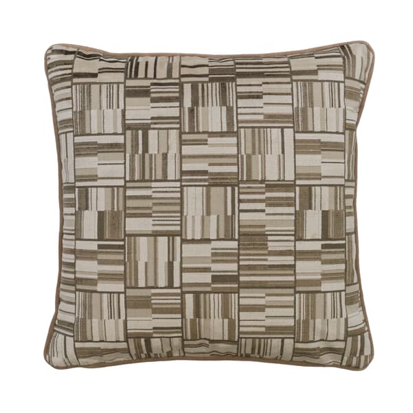 Lexington Taupe, Sustainable Feather, Cushion, 55cm x 55cm - Andrew Martin