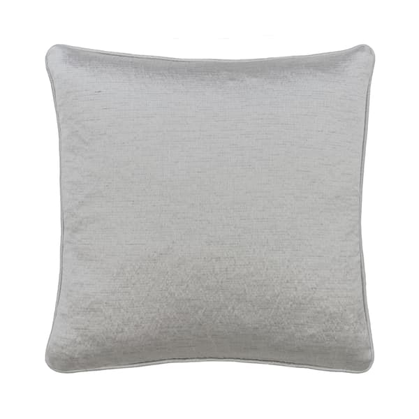 Columbus Silver, Sustainable Feather, Cushion, 55cm x 55cm - Andrew Martin