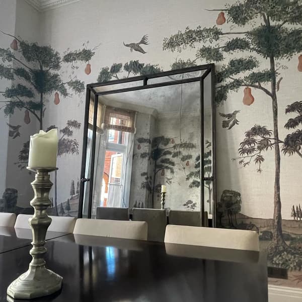 Mythical Land On Linen, Wallpaper, Multicoloured - Andrew Martin