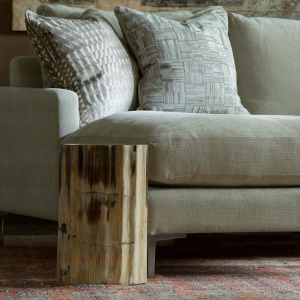 Lexington Smoke, Sustainable Feather, Cushion, 55cm x 55cm - Andrew Martin