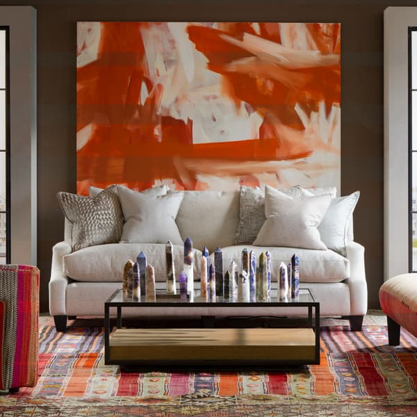 Pelli Glass Coffee Table, Coffee Table - Andrew Martin
