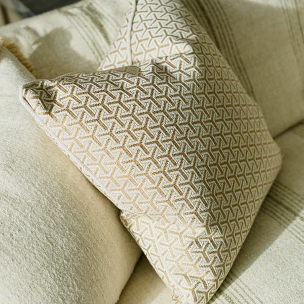Monte Almond, Sustainable Feather, Cushion, 55cm x 55cm - Andrew Martin
