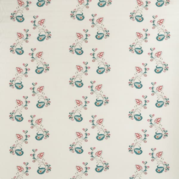 Psycho Sprig Tropical Blue, Cig Only, Fabric - Andrew Martin