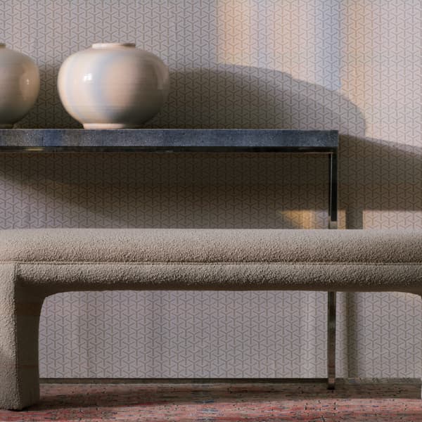 Tilda Bench, Chair, Dark Neutral - Andrew Martin