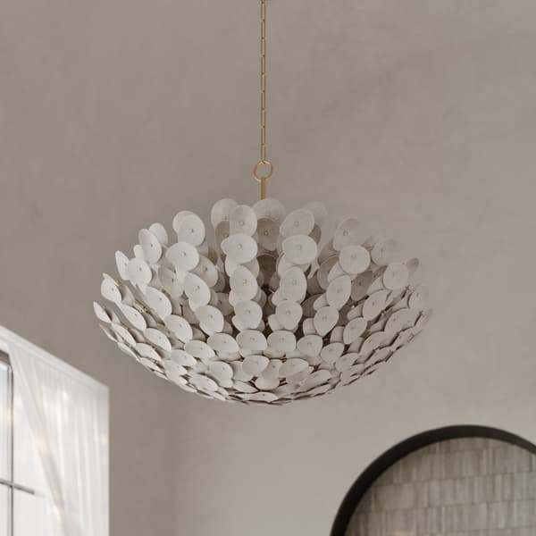 Aimi Chandelier, Light, Medium, Gold - Andrew Martin