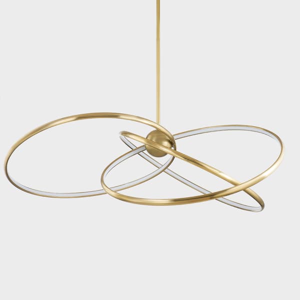 Alula Pendant Light, Light, Brass - Andrew Martin