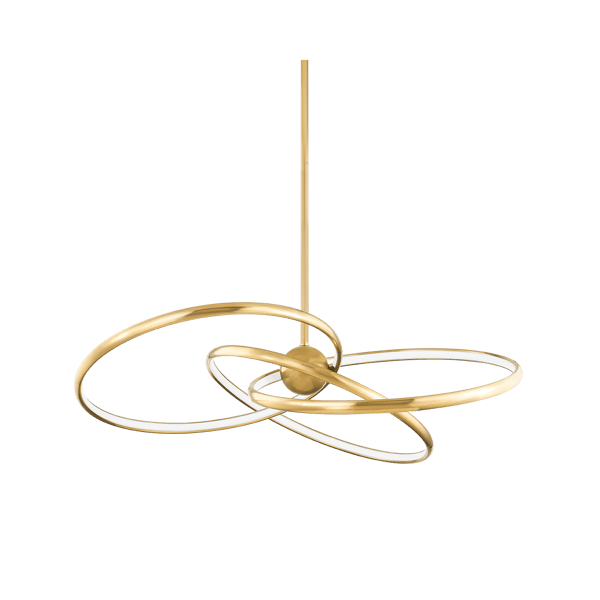 Alula Pendant Light, Light, Brass - Andrew Martin