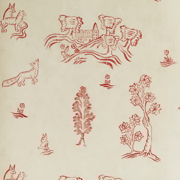 Wychwood Huntsman Red, Wallpaper - Andrew Martin
