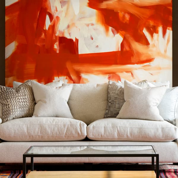 Madison Natural, Sustainable Feather, Cushion, 55cm x 55cm - Andrew Martin