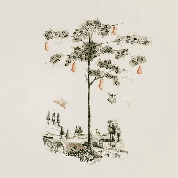 Travellers Tales Cool Charcoal Fabric, Cig Only, Fabric - Andrew Martin