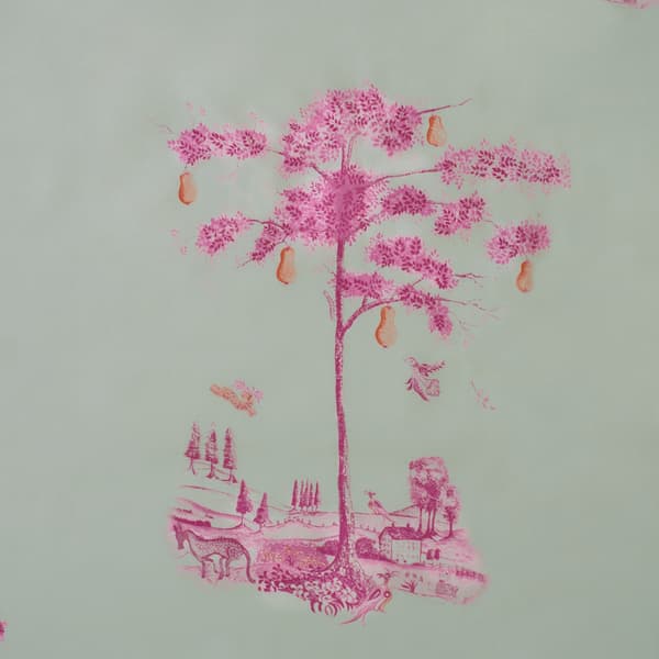 Travellers Tales Hot Pink Fabric, Cig Only, Fabric - Andrew Martin