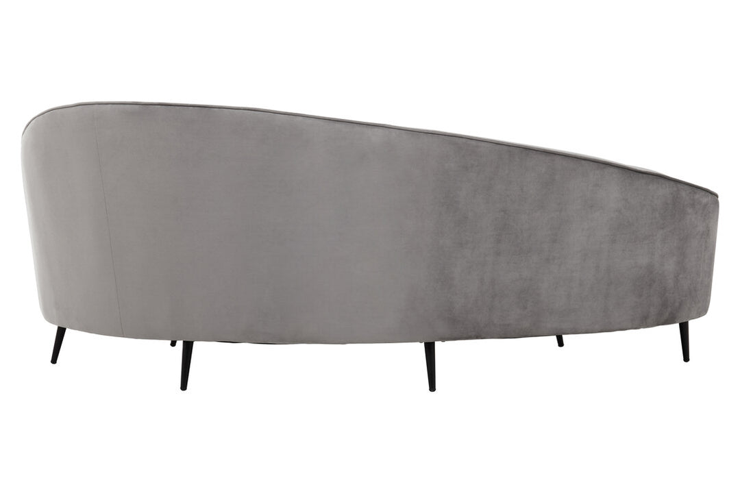 Eagle Three Seat Grey Velvet Sofa
