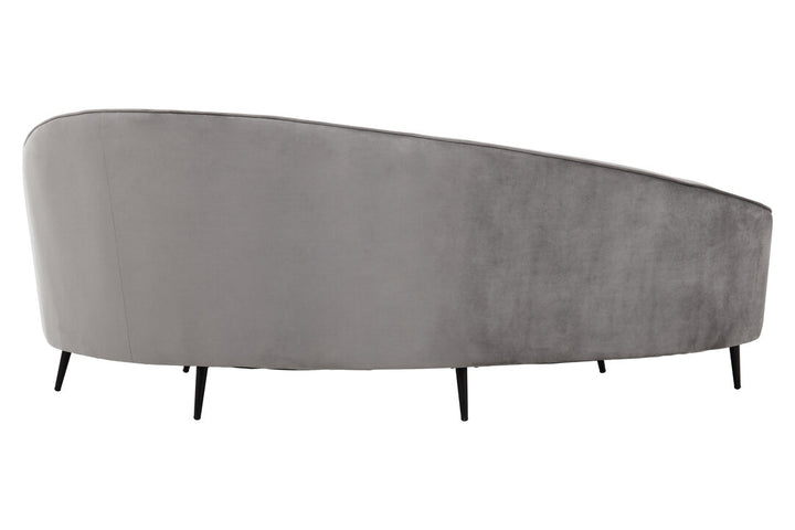 Eagle Three Seat Grey Velvet Sofa