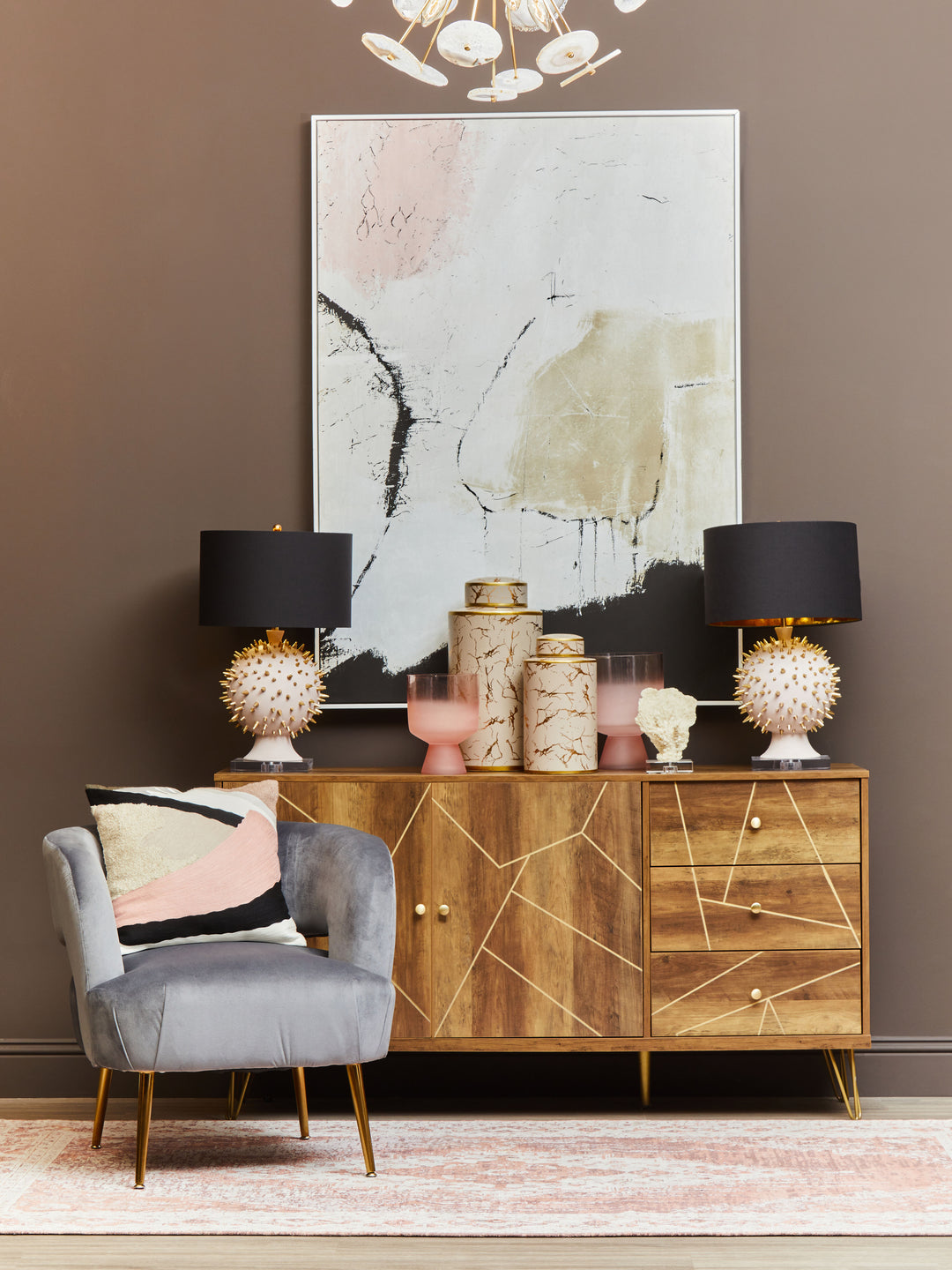 Dove Morvi Large Pink Rug