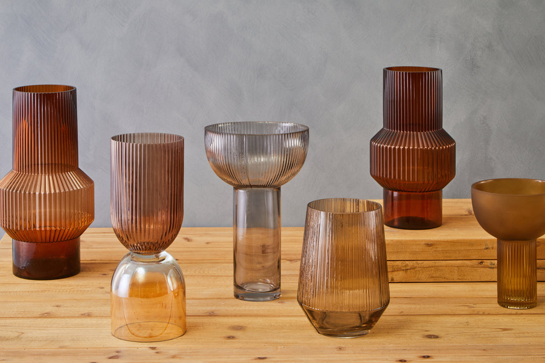 Ralph Small Ochre Glass Vase