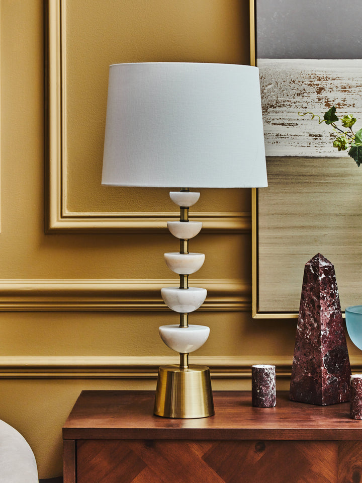 Sparky White Table Lamp
