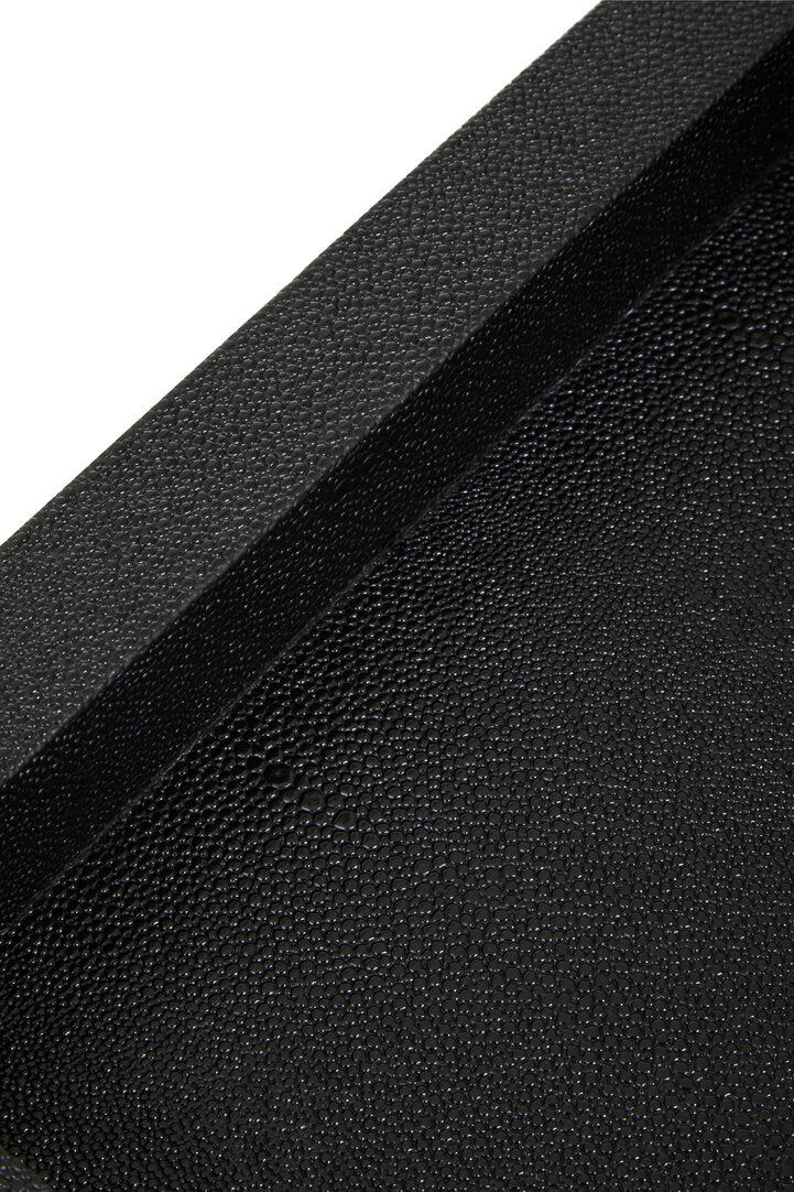 Petey Two Tier Black Serving Trolley