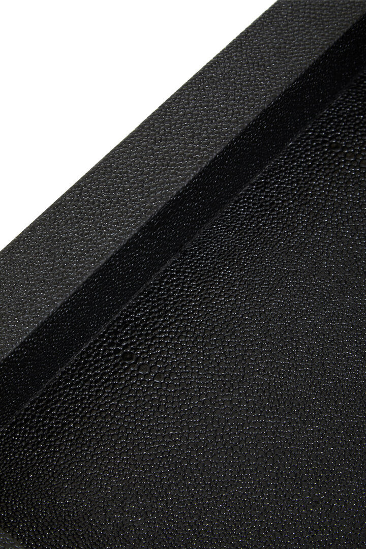 Petey Two Tier Black Serving Trolley