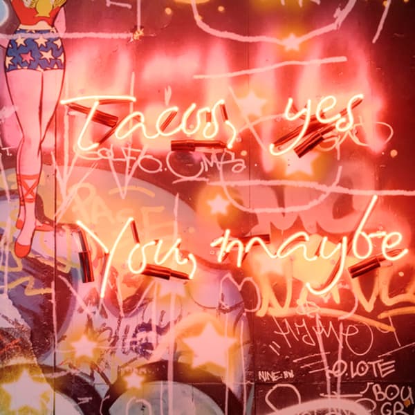 Neon - Wonder Woman 100X150, 100cm x 150cm - Andrew Martin
