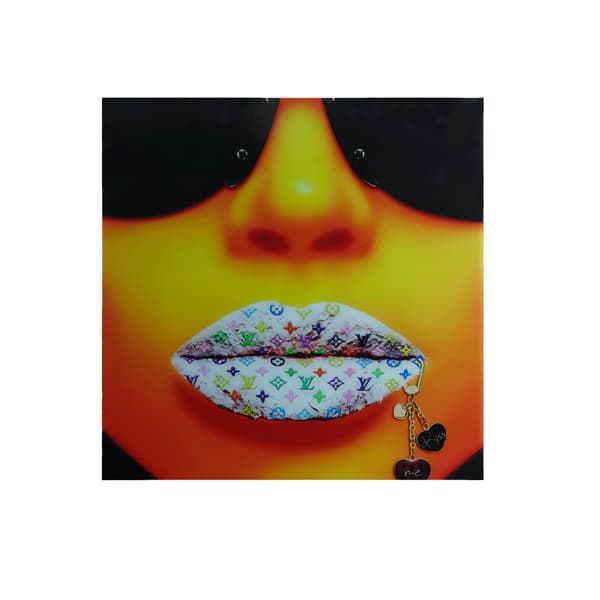 Louis Vuitton Orange 150X150 - Artwork, 150cm x 150cm - Andrew Martin