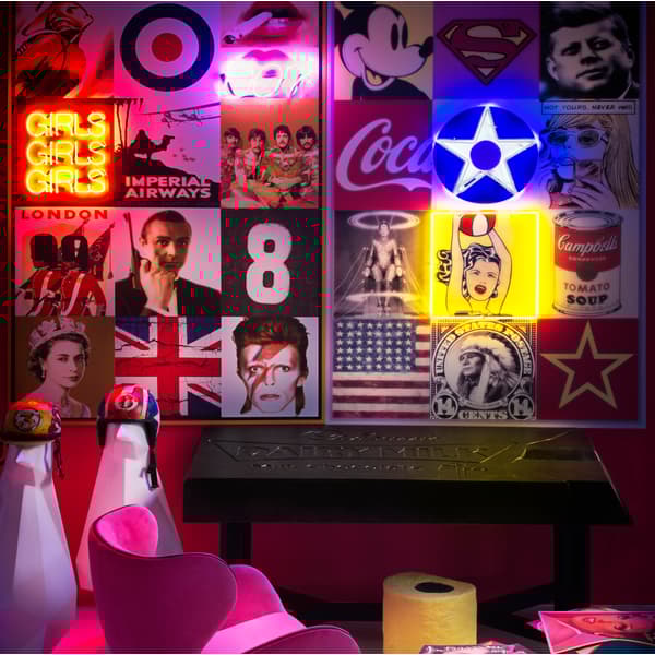 Neon - Britain 100X150, 100cm x 150cm - Andrew Martin