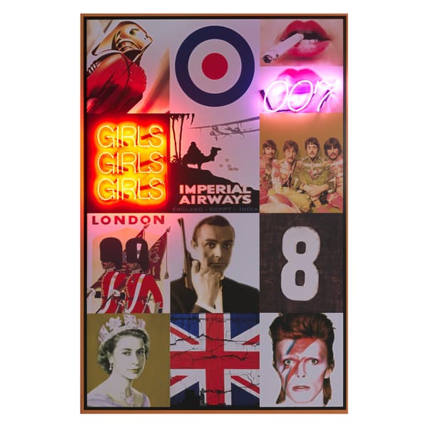 Neon - Britain 100X150, 100cm x 150cm - Andrew Martin