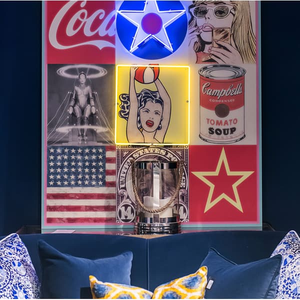 Neon - America 100X150, 100cm x 150cm - Andrew Martin