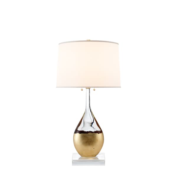 Juliette Table Lamp, Table Lamp, Clear/Gold - Andrew Martin