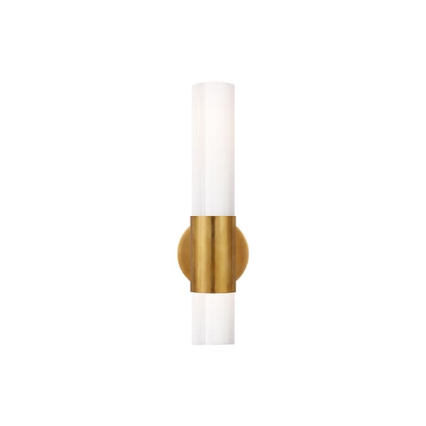 Penz Wall Light Brass, Wall Light, Hand-Rubbed Antique Brass - Andrew Martin